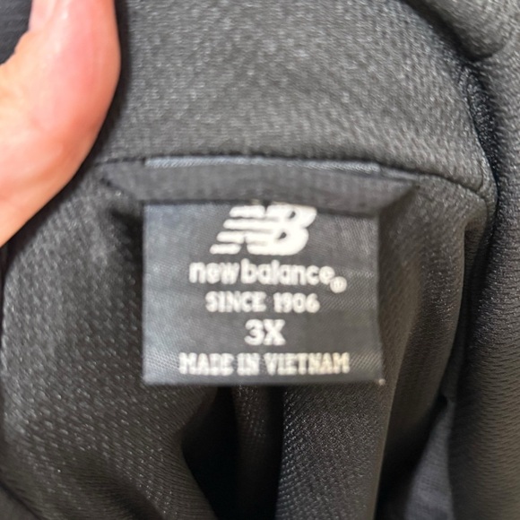 New Balance Hooded Midlength Wind/Water Resistant Jacket plus size 3X - Picture 5 of 5